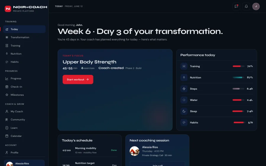Fitness Member Experience live demo